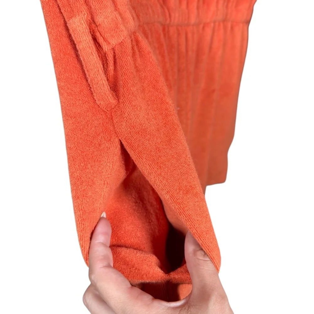 Beach Riot Gia Terry‎ Cloth Romper Orange Size M - Picture 5 of 6